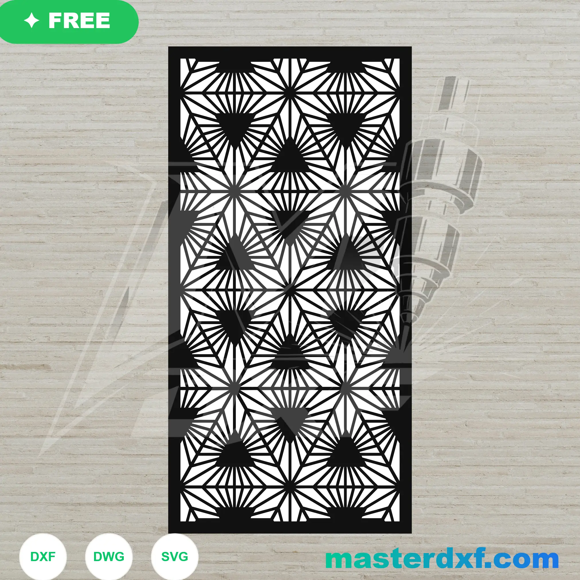 Interlocking Organic Drop Fluid Scale Panel DXF File — Free Download for Laser CNC Plasma